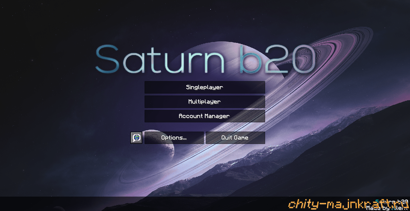 Главное меню чита Saturn 
