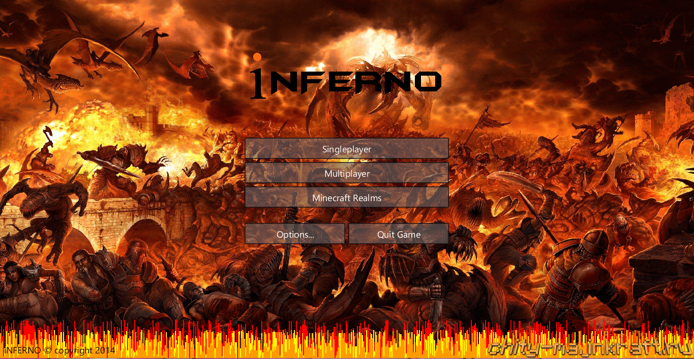 Главное меню мода Inferno